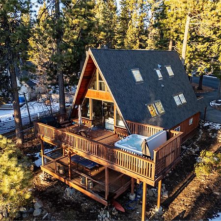 A-Frame Cabin With Hot Tub & Close To Lake Tahoe 塔霍城 外观 照片