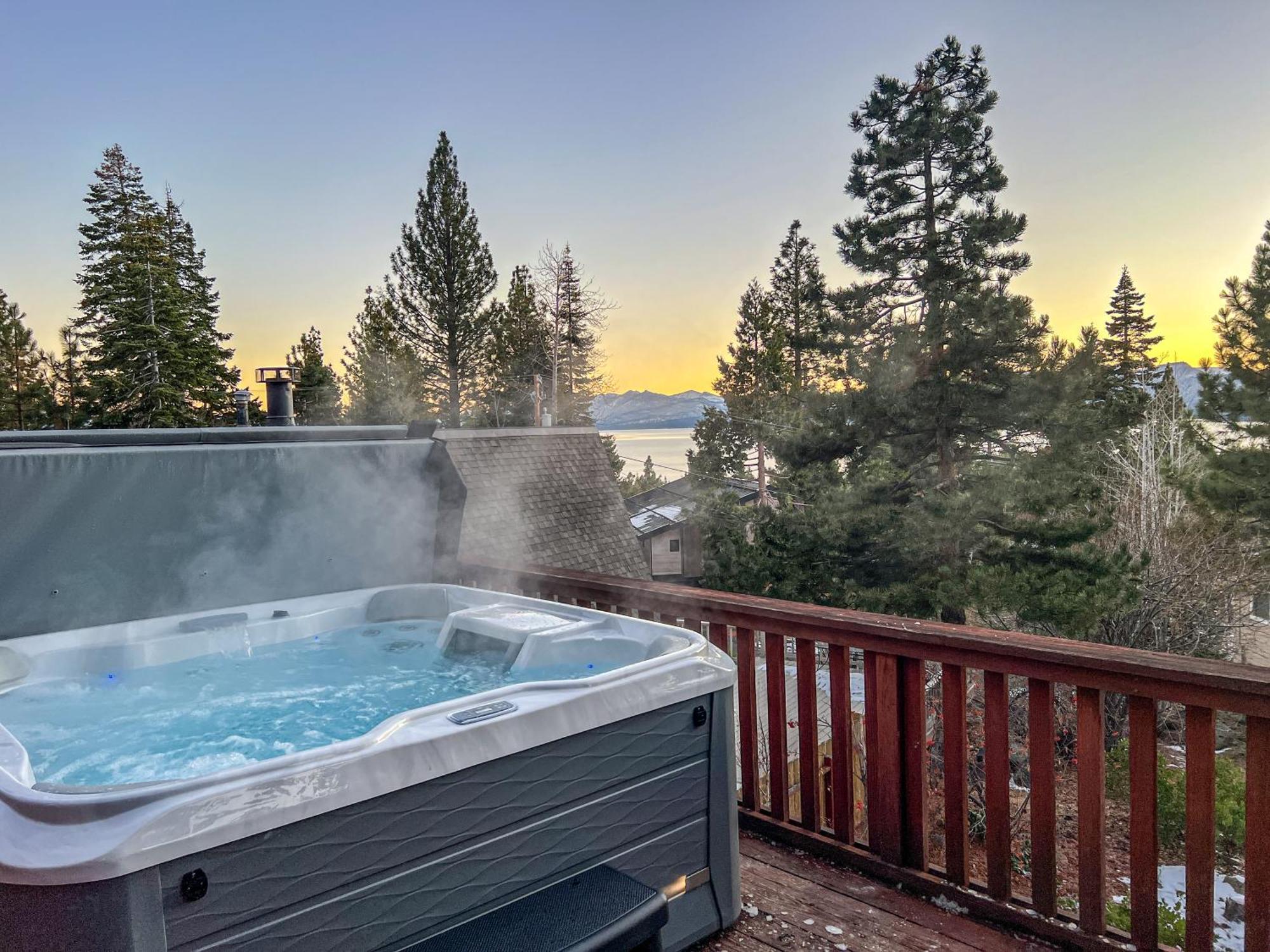 A-Frame Cabin With Hot Tub & Close To Lake Tahoe 塔霍城 外观 照片