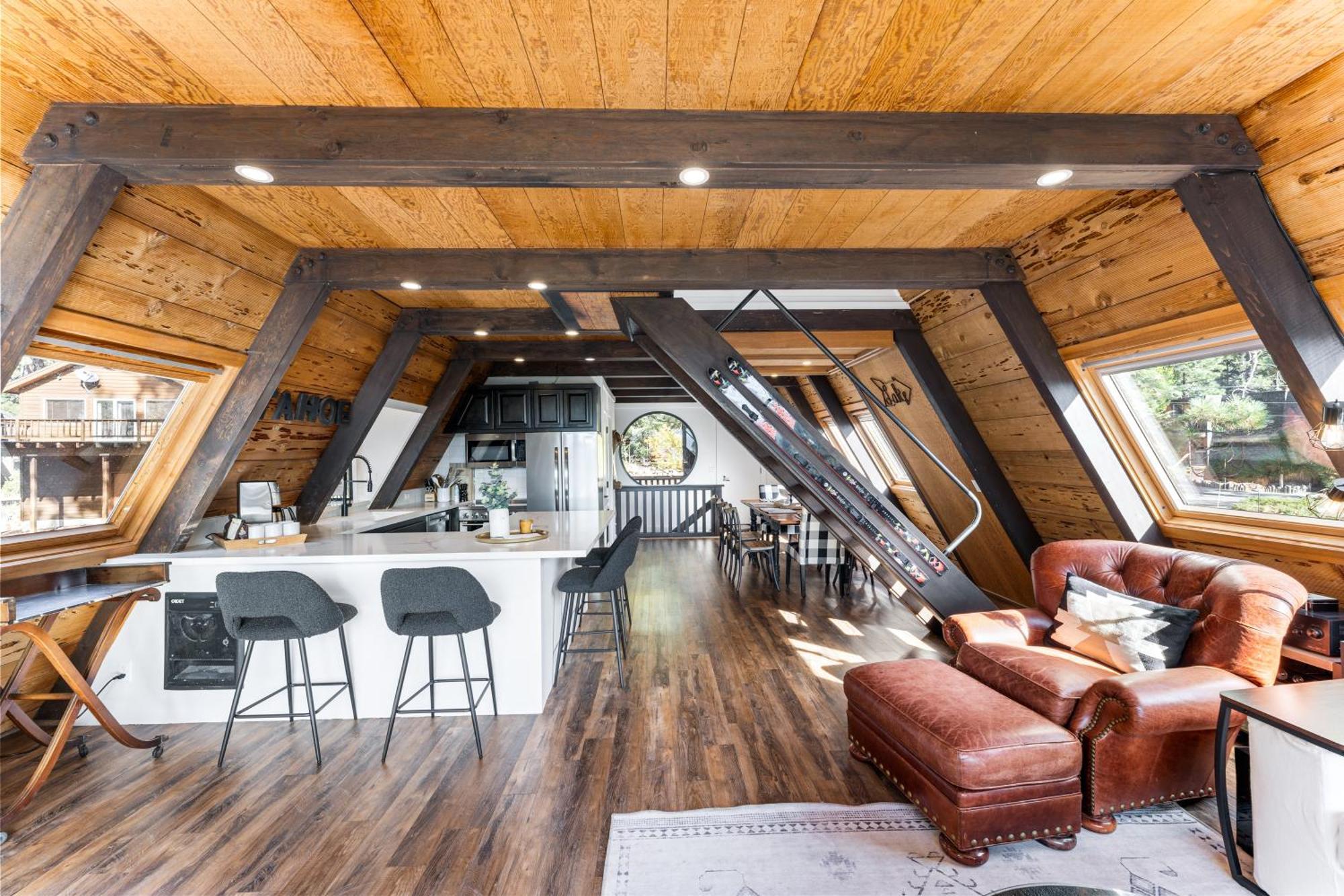A-Frame Cabin With Hot Tub & Close To Lake Tahoe 塔霍城 外观 照片